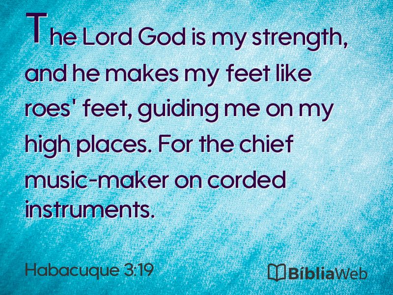 Habacuque 3:19 em imagem para compartilhar