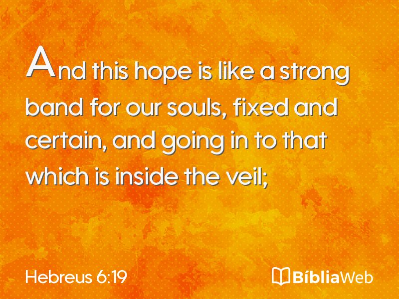 Hebreus 6:19 em imagem para compartilhar