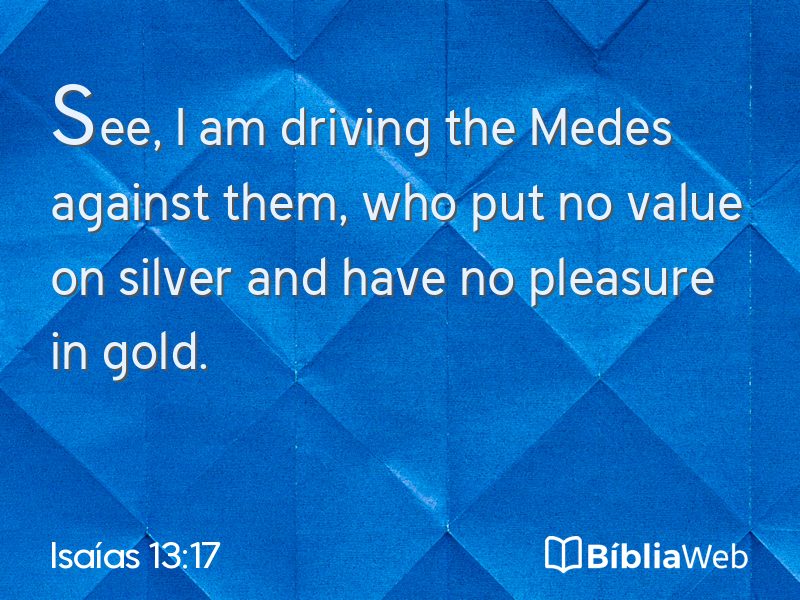 Isaías 13:17 em imagem para compartilhar