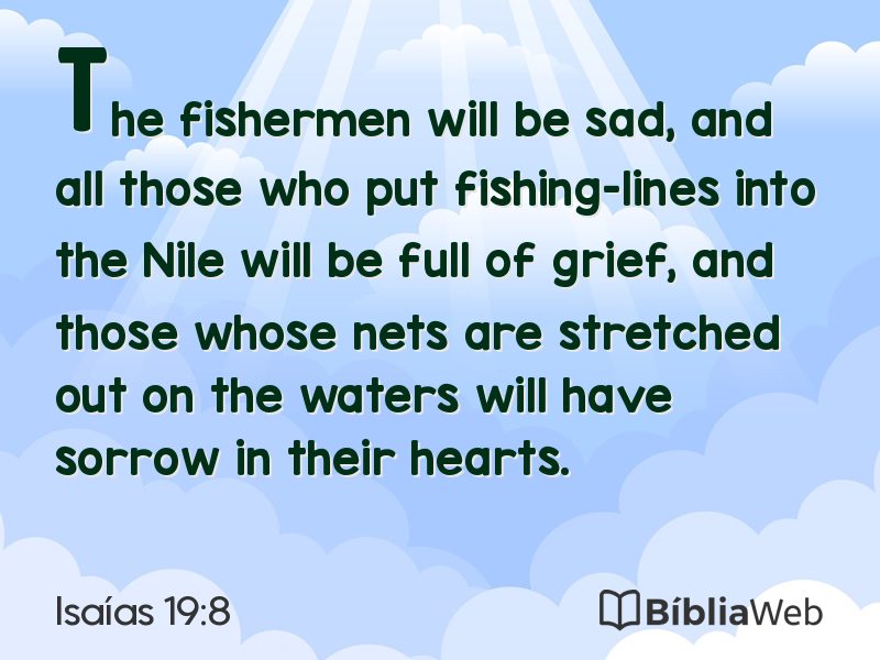 Isaías 19:8 em imagem para compartilhar