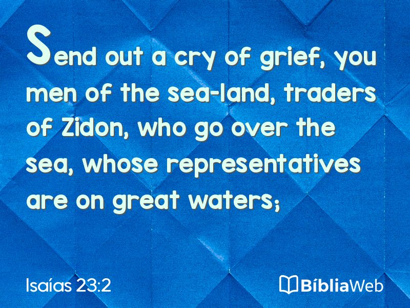 Isaías 23:2 em imagem para compartilhar