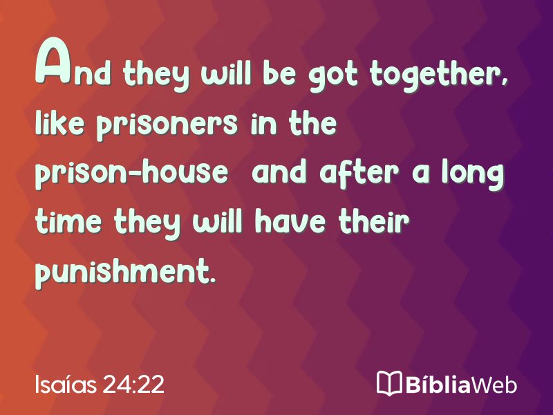 Isaías 24:22 em imagem para compartilhar