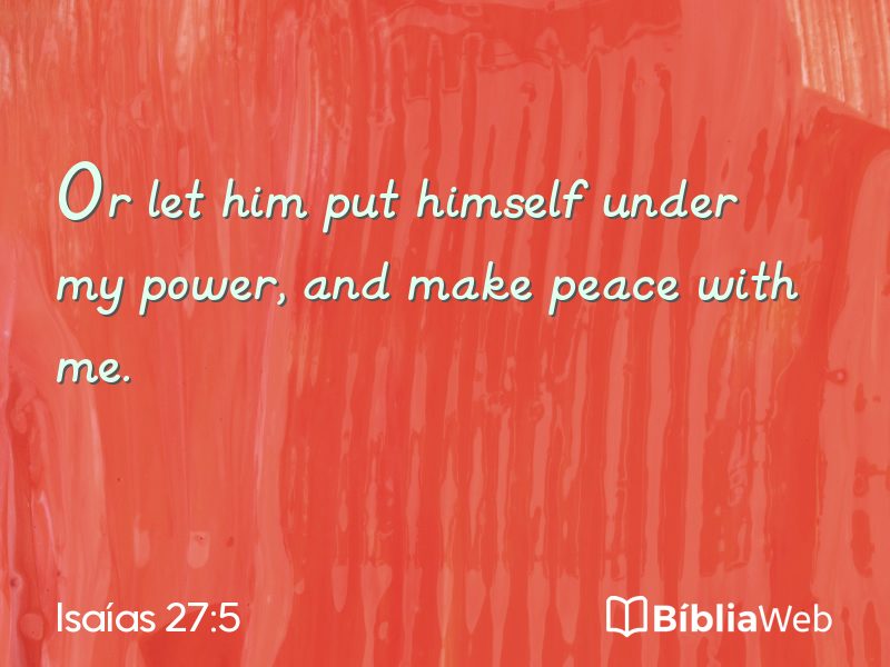 Isaías 27:5 em imagem para compartilhar