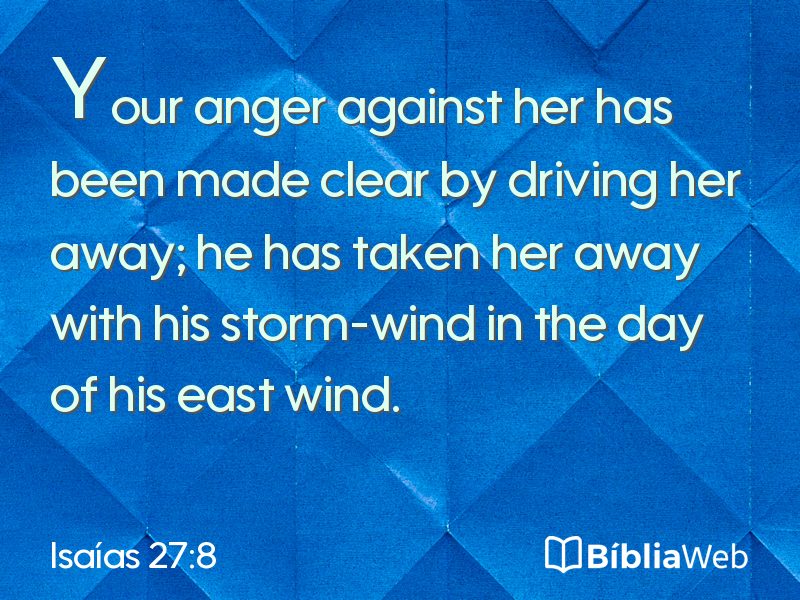 Isaías 27:8 em imagem para compartilhar