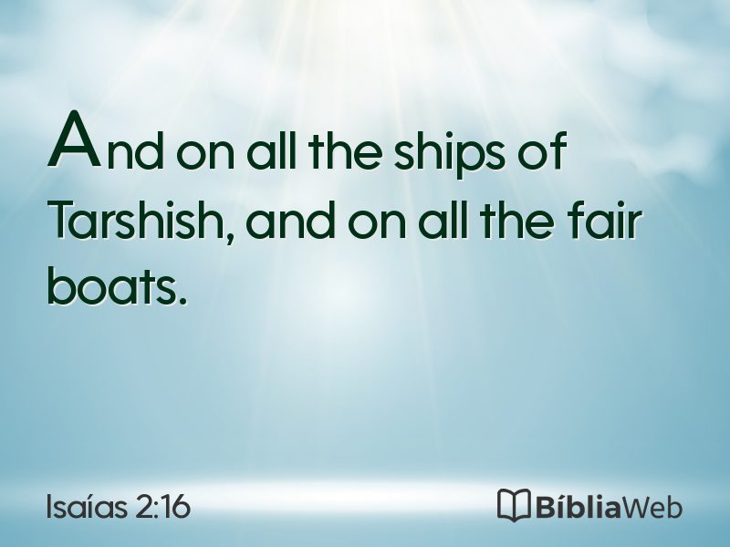 Isaías 2:16 em imagem para compartilhar