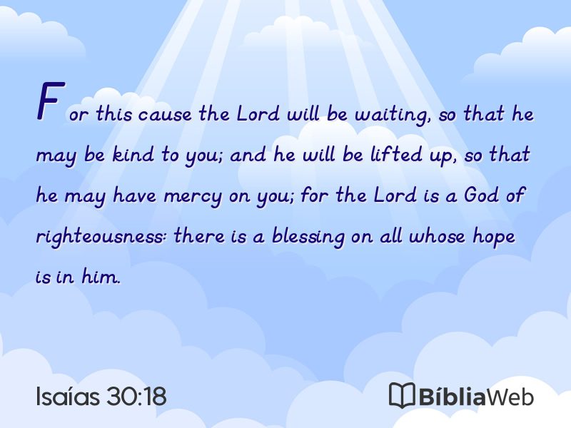 Isaías 30:18 em imagem para compartilhar