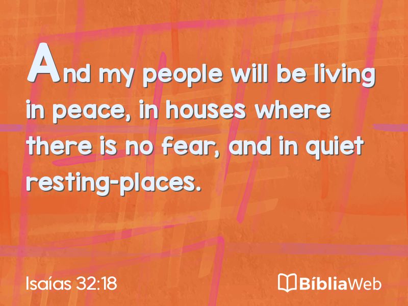 Isaías 32:18 em imagem para compartilhar