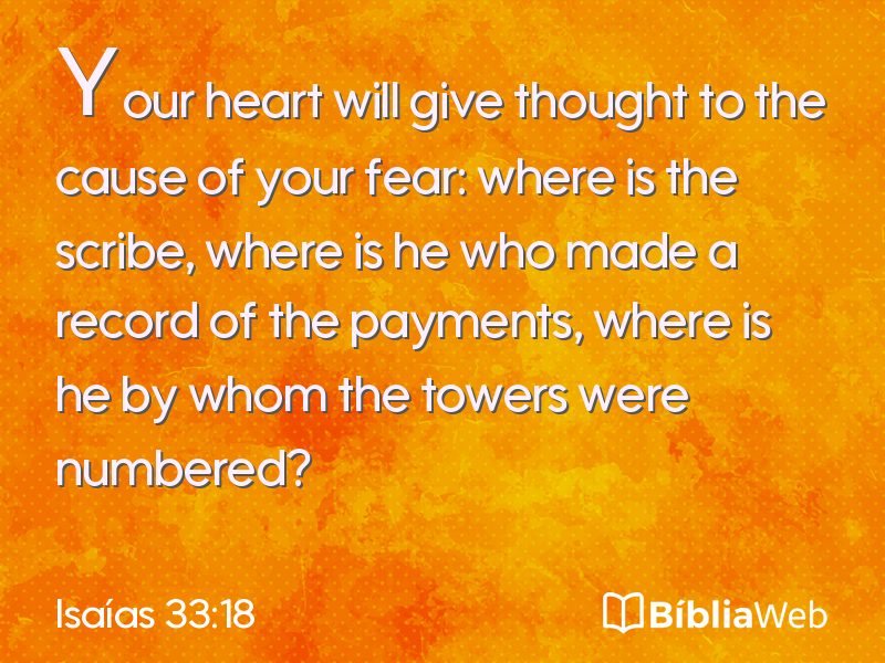 Isaías 33:18 em imagem para compartilhar