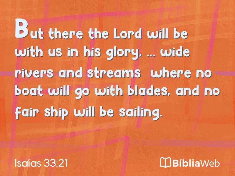 Isaías 33:21 em imagem para compartilhar