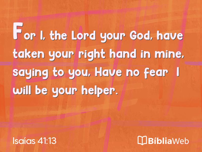 Isaías 41:13 em imagem para compartilhar