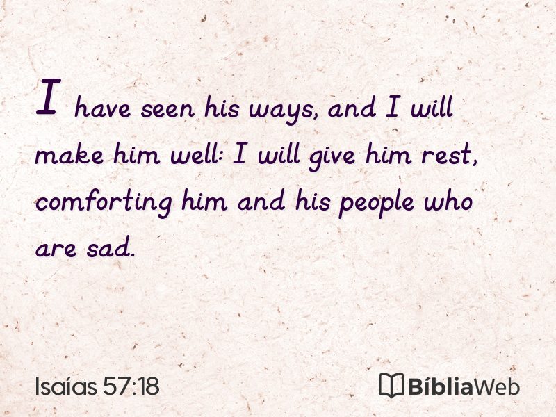 Isaías 57:18 em imagem para compartilhar