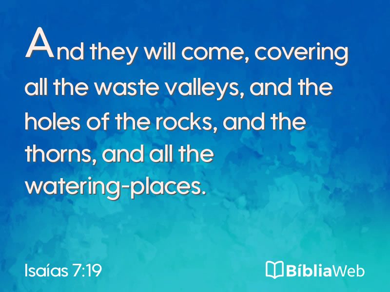 Isaías 7:19 em imagem para compartilhar