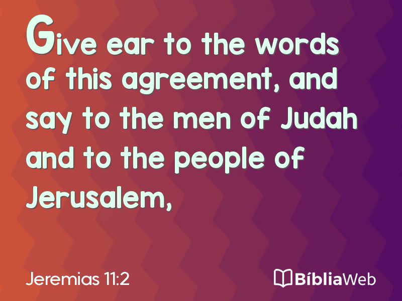 Jeremias 11:2 em imagem para compartilhar