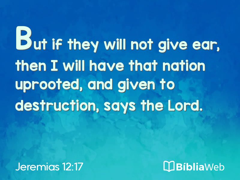 Jeremias 12:17 em imagem para compartilhar