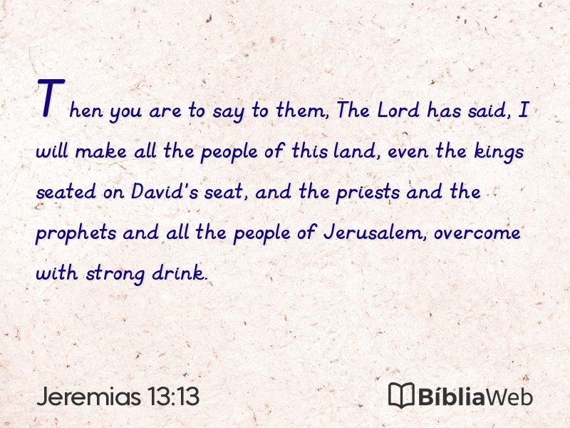 Jeremias 13:13 em imagem para compartilhar