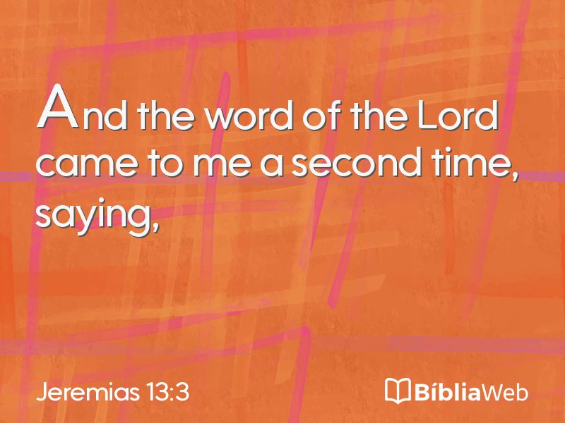 Jeremias 13:3 em imagem para compartilhar