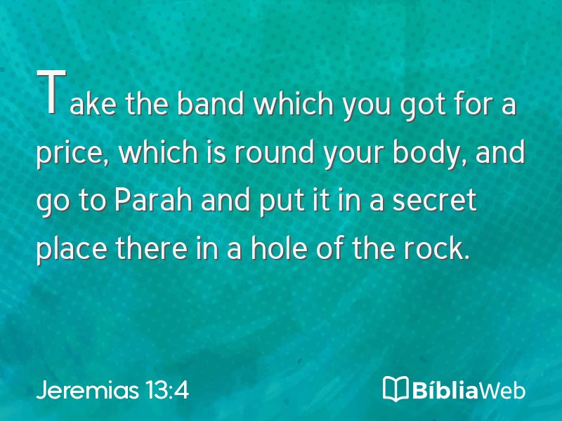 Jeremias 13:4 em imagem para compartilhar