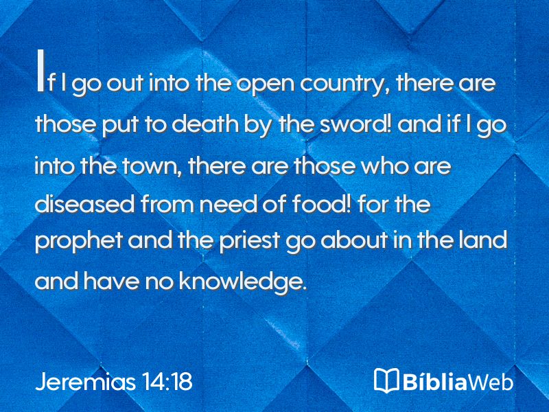 Jeremias 14:18 em imagem para compartilhar