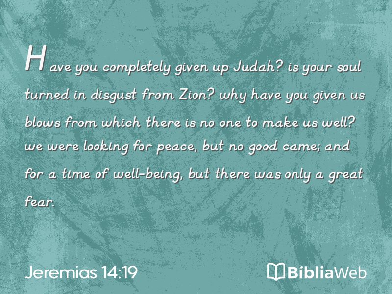 Jeremias 14:19 em imagem para compartilhar