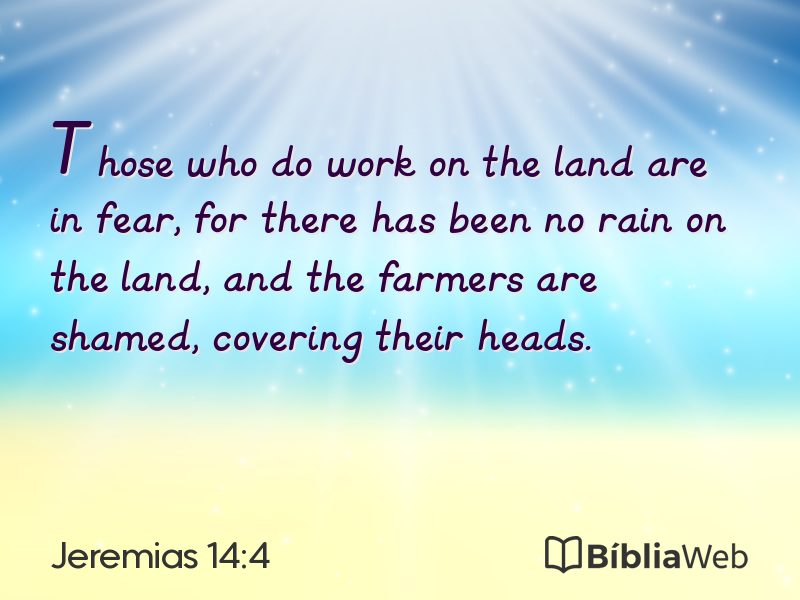 Jeremias 14:4 em imagem para compartilhar
