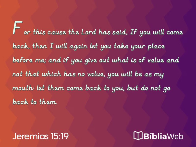Jeremias 15:19 em imagem para compartilhar