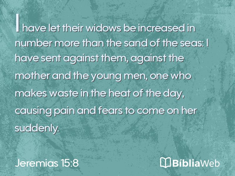 Jeremias 15:8 em imagem para compartilhar
