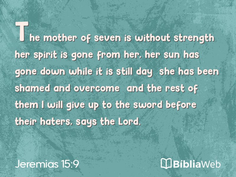 Jeremias 15:9 em imagem para compartilhar