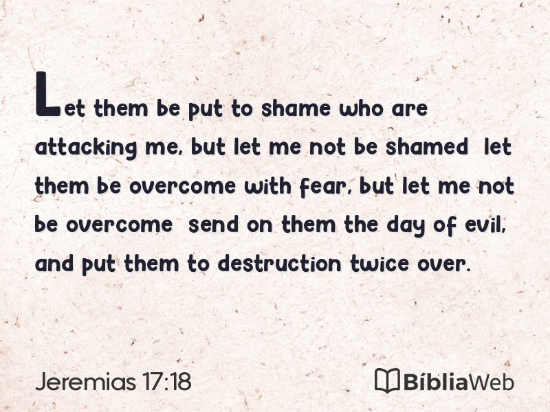 Jeremias 17:18 em imagem para compartilhar