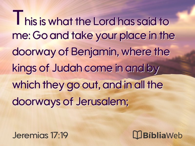 Jeremias 17:19 em imagem para compartilhar