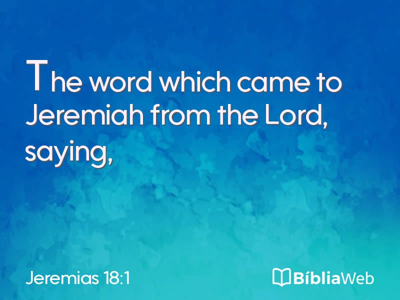 Jeremias 18:1 em imagem para compartilhar