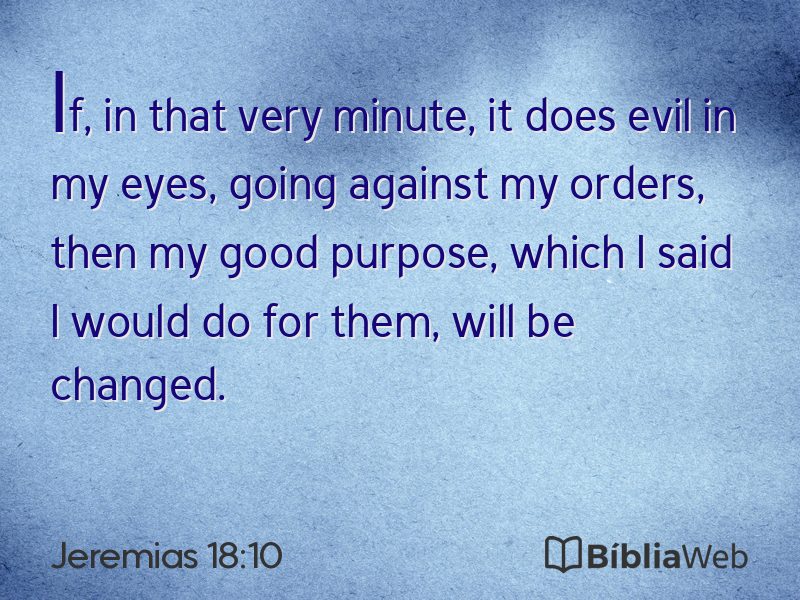 Jeremias 18:10 em imagem para compartilhar
