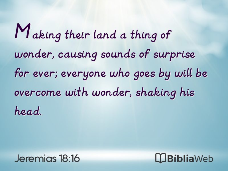 Jeremias 18:16 em imagem para compartilhar