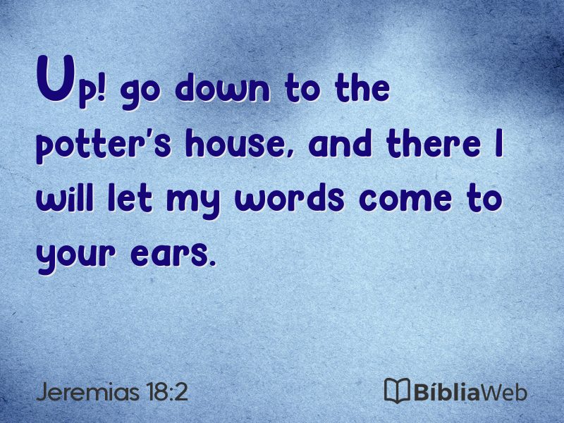 Jeremias 18:2 em imagem para compartilhar