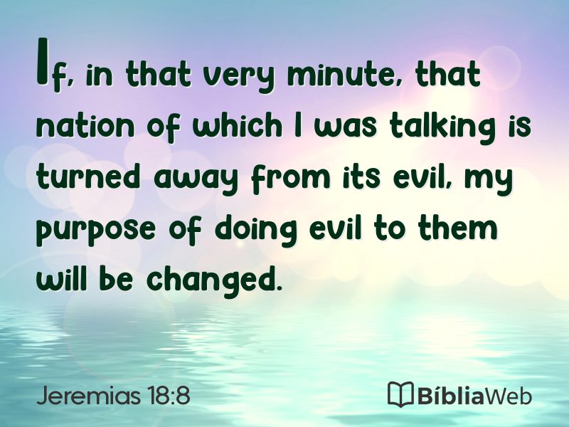 Jeremias 18:8 em imagem para compartilhar