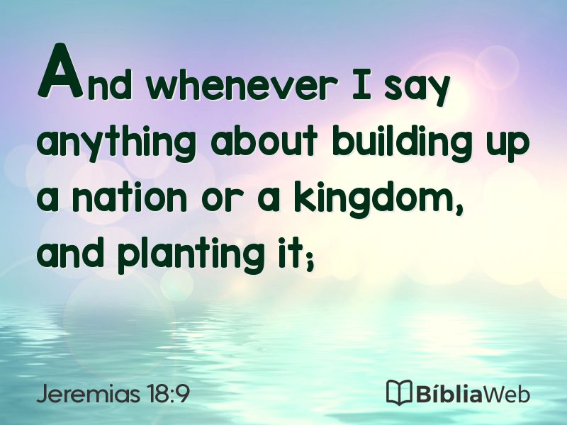 Jeremias 18:9 em imagem para compartilhar