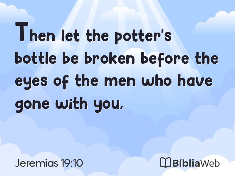 Jeremias 19:10 em imagem para compartilhar