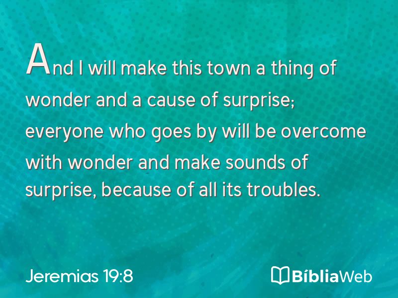 Jeremias 19:8 em imagem para compartilhar