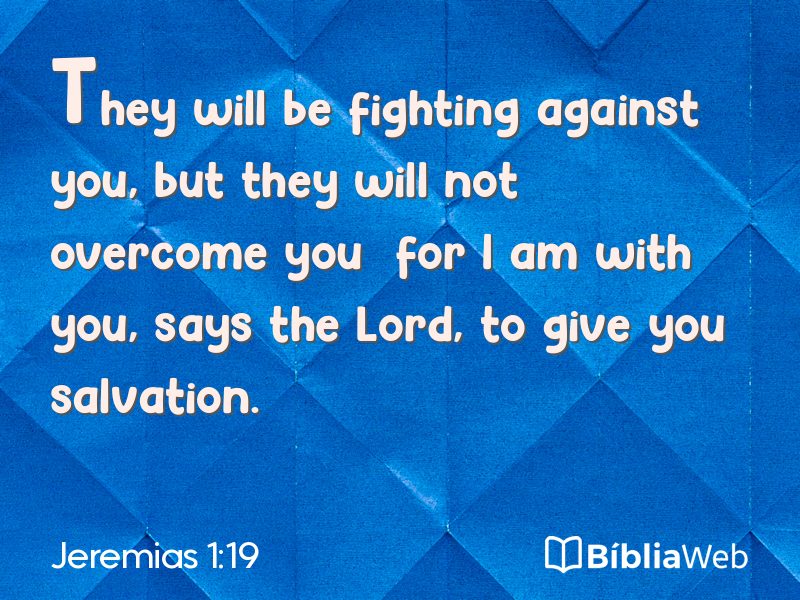 Jeremias 1:19 em imagem para compartilhar