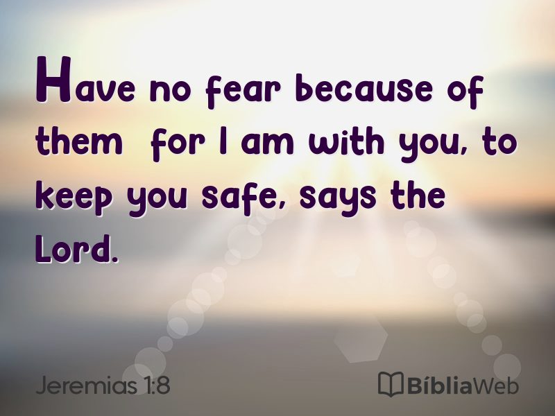 Jeremias 1:8 em imagem para compartilhar