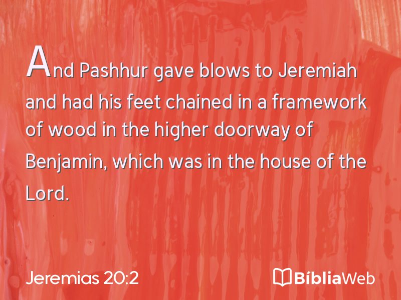 Jeremias 20:2 em imagem para compartilhar