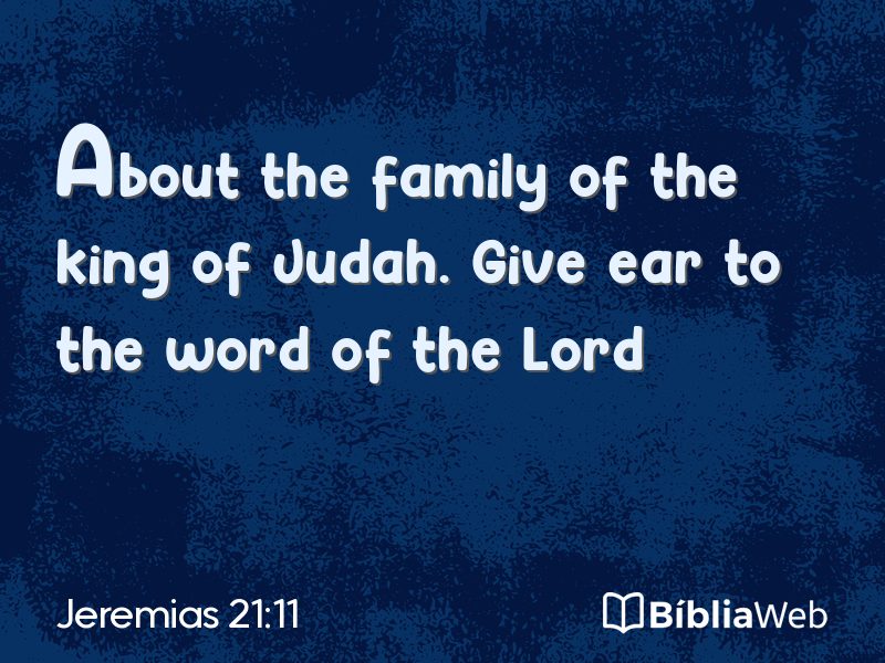 Jeremias 21:11 em imagem para compartilhar