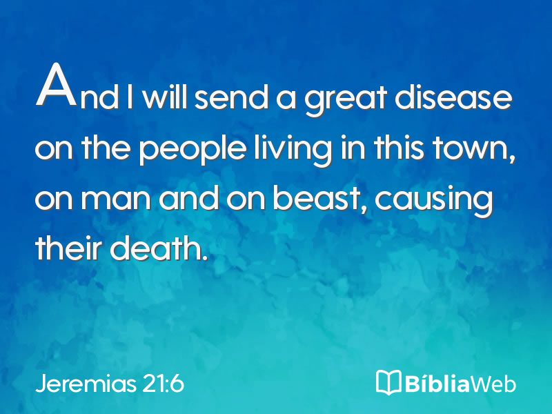 Jeremias 21:6 em imagem para compartilhar