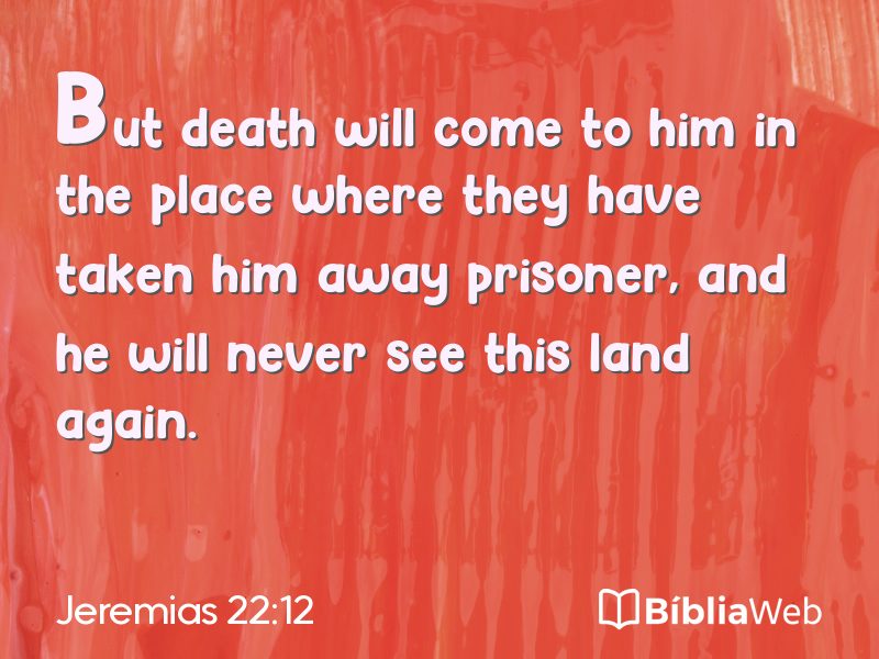 Jeremias 22:12 em imagem para compartilhar