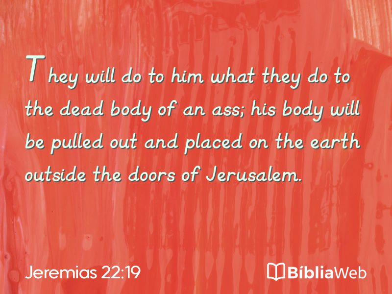 Jeremias 22:19 em imagem para compartilhar