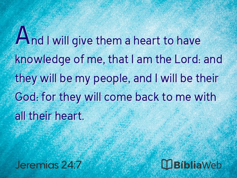 Jeremias 24:7 em imagem para compartilhar