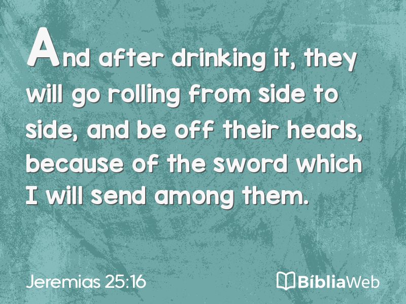 Jeremias 25:16 em imagem para compartilhar
