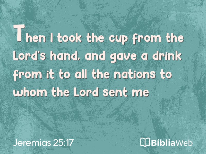 Jeremias 25:17 em imagem para compartilhar