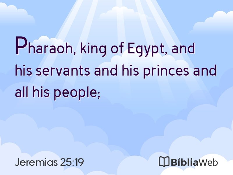 Jeremias 25:19 em imagem para compartilhar
