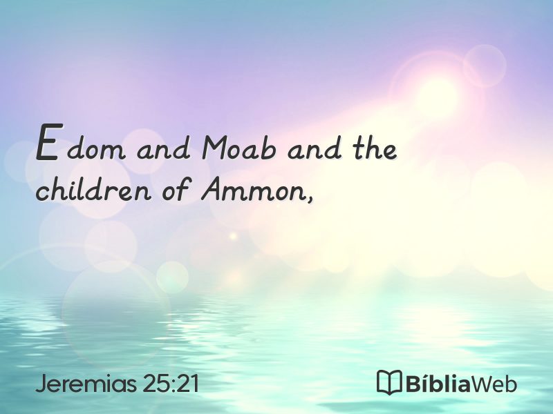 Jeremias 25:21 em imagem para compartilhar