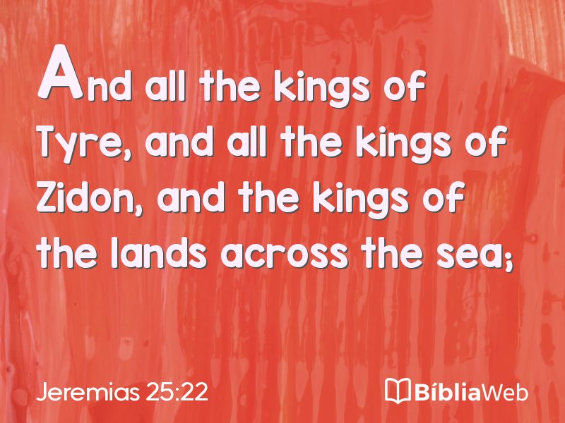 Jeremias 25:22 em imagem para compartilhar